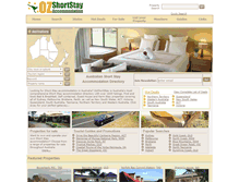 Tablet Screenshot of ozshortstay.com